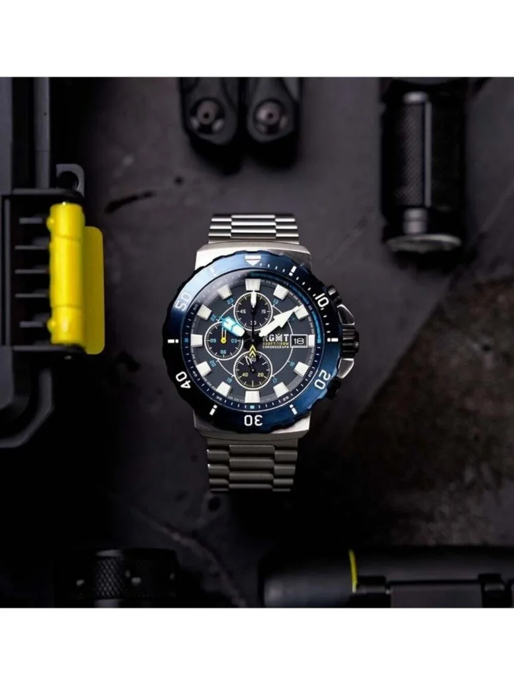NWT Rgmt Trench Grey Dial Men's Watch